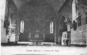 Parné - intérieur église