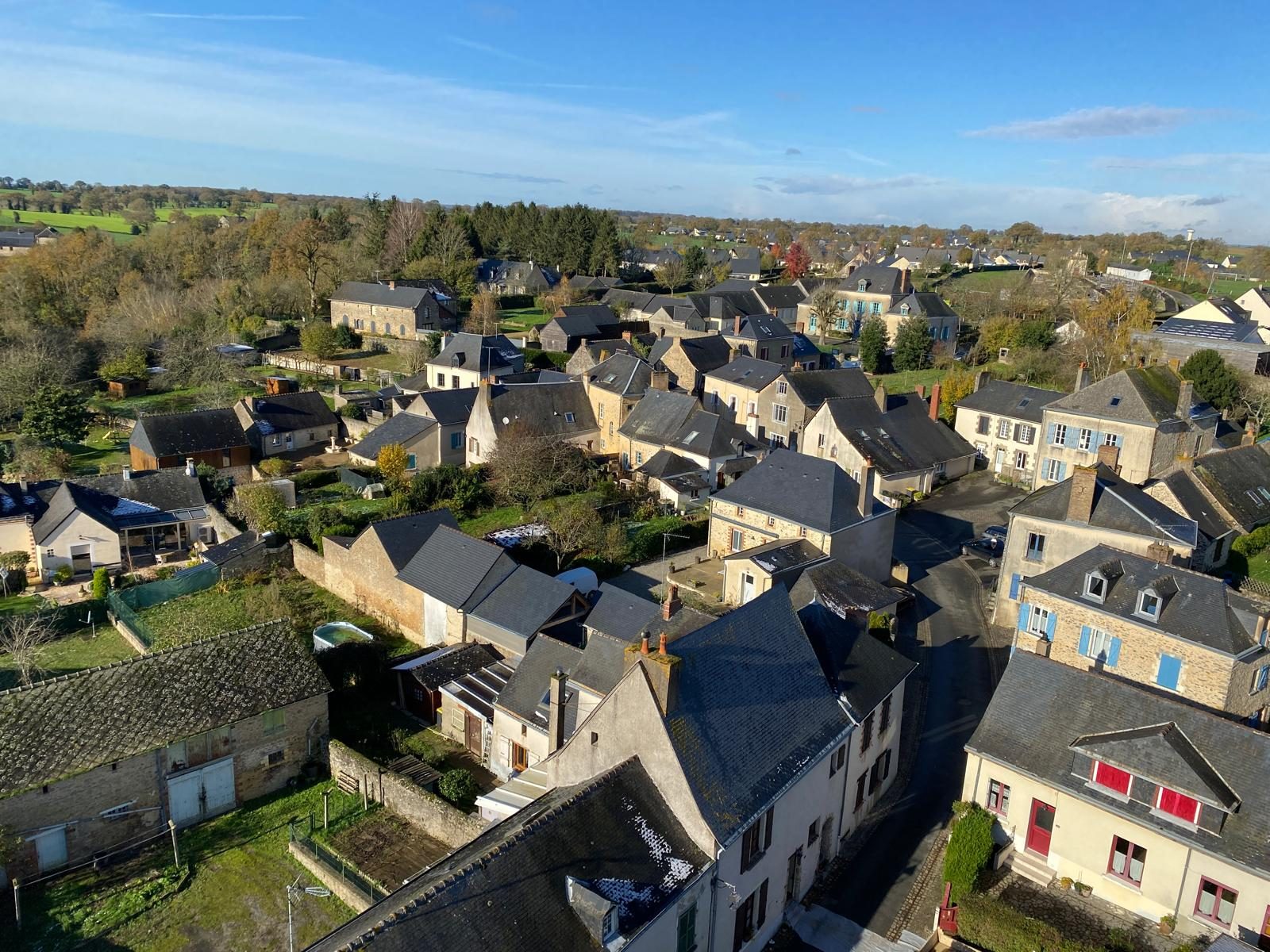 Vue aérienne parné